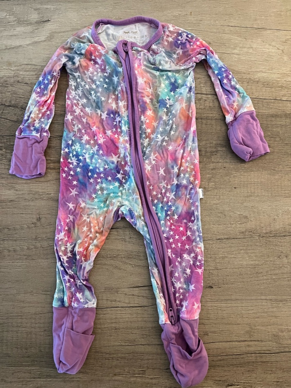 Little Sleepies long sleeve zippy bamboo sleeper